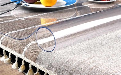 تصویر طلق 2 میل وارداتی عرض 160 سانت شفاف (رومیزی شفاف ضخیم ) رومیزی وارداتی نشکن 