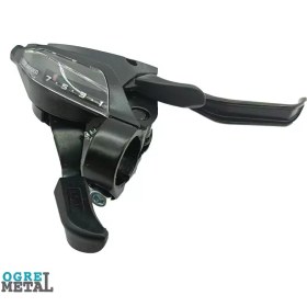 تصویر دسته دنده و کتی ترمز 3×7 سرعته شیمانو SHIMANO ST-EF500 SHIMANO EZ FIRE PLUS Shift/Brake Lever 7-speed