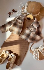 تصویر کت سارافون چهارخونه جذب 