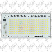 تصویر چیپ ال ای دی 100 وات 220 ولت پرژکتوری بلالی سفید مهتابی 