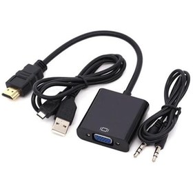 تصویر تبدیل HDMI به VGA کد 132 