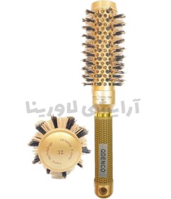 تصویر برس گرد نسوز اکستنشن مو کیودنکو QDENCO - سایز 32 QDENCO Nano Tecgnology ceramic