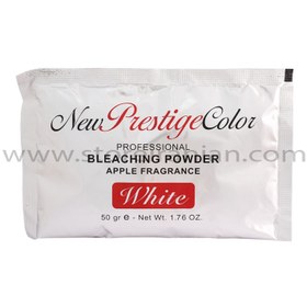 تصویر پودر دکلره سفید پرستیژ حجم 50 گرم Prestige White Bleaching Powder 50gr