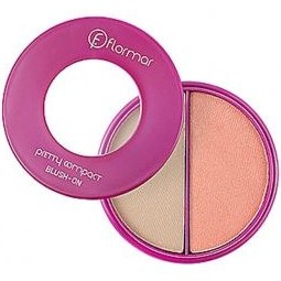 تصویر Flormar رژگونه 2 رنگ نارنجی و کرم Pretty P115 