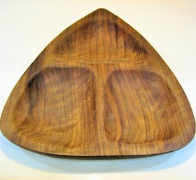 تصویر اردو چوبی سه خانه اردو خوری مثلث سه خانه