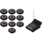 تصویر ست ۱۰ عددی پیجر فراخوان مشتری پرسان مدل UFO 