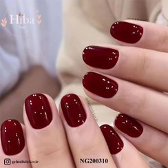 تصویر استیکر کاشت ناخن_کد NG200310 gel nail sticker_NG200310