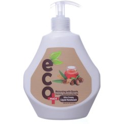 تصویر مایع دستشوئی کرمی ایکومویست حاوی گلیسیرین حجم 525 میلی لیتر eco moist toilet liquid creamy containing glycerin 525ml