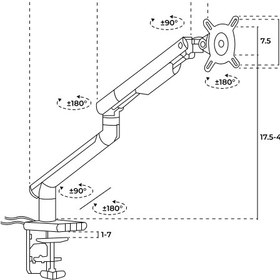 تصویر بازو مانیتور Afterwork Snap Premium Snap Premium Single Monitor Arm Aluminum Spring-Assisted Monitor Arm with USB Ports Snap Premium Single Monitor Arm Aluminum Spring-Assisted Monitor Arm with USB Ports Snap Premium Single Monitor Arm Aluminum Spring-Assisted Monitor Arm with USB Ports Snap Premium Single Monitor Arm Aluminum Spring-Assisted Monitor Arm with USB Ports