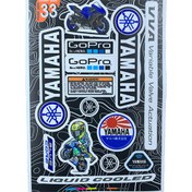 تصویر پکیج A6 استیکر مات کوچک – YAMAHA – موتور یاماها – 33 