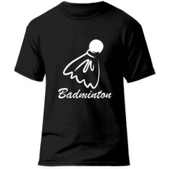 تصویر تیشرت ورزشی بدمینتون فشن لاین BDMNTN‌ 17 | مشکی/سفید 