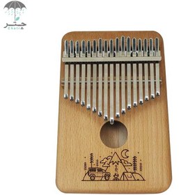 تصویر کالیمبا دلکو 17 تیغ طرح طبیعت همراه هاردکیس 