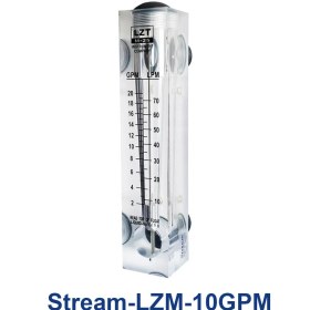 تصویر فلومتر تابلویی استریم مدل Stream-LZM-10GPM 