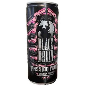 تصویر نوشیدنی انرژی زا بلک برن Black Bruin Passion Fruit با طعم پشن فروت 250 میل 