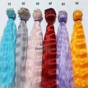 تصویر موی عروسک ویو ارتفاع 20 سانت رنگ فانتزی گیسو 