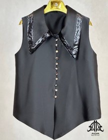 تصویر تاپ مجلسی مشکی 