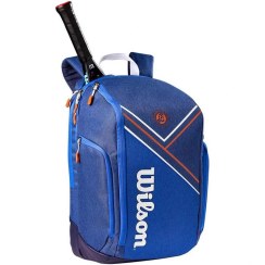 تصویر کوله تنیس ویلسون مدل Wilson Roland Garros Super Tour Backpack Navy 