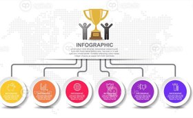 تصویر عناصر اینفوگرافیک برداری برای نمودار محتوا نمودار جریان مراحل بخش جدول زمان بندی نمودار گردش کار 