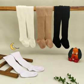 تصویر جوراب شلواری دخترانه مناسب ۰ تا ۶ سال 