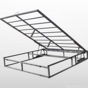 تصویر کفی تخت خواب فلزی جک دار - 200 * 120 