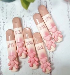 تصویر رژ لب مایع مخملی خرسی Gege Bear شماره ۱ 