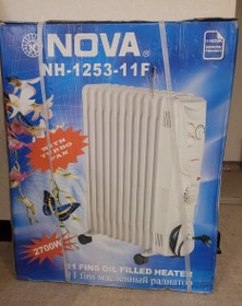 تصویر شوفاژ برقی نوا ۱۱ پره مدل NH-1253-11F ا NOVA NH-1253-11F NOVA NH-1253-11F