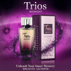 تصویر ادکلن ادوپرفیوم زنانه تریوز میدنایت وینچستر مدل Winchester Trios Midnight Perfume Winchester Trios Midnight Perfume 100ml