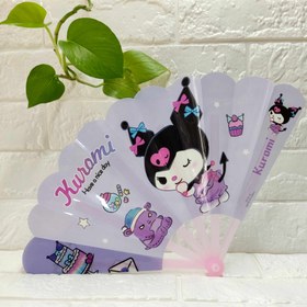 تصویر بادبزن طلقی طرح کرومی - سه 