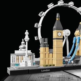 تصویر لگو آرشیتکت لندن مدل 21034 ظرفیت ۴۶۸ قطعه 