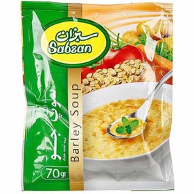تصویر سوپ جو سبزان 70 گرم 