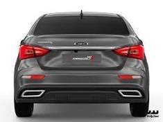 تصویر پوسته بالایی سپر عقب آریزو ۵ اف ال شرکتی 