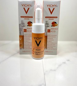 تصویر فیس واش براشدار ویچی ویتامین سی Vichy