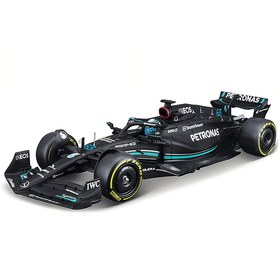 تصویر ماکت بوراگو فرمول یک مرسدس بنز F1 W14E مقیاس 1:24 Bburago MERCEDES F1 W14 