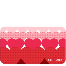 تصویر کارت هدیه 50,000 تومانی روبان مدل قلب قرمز ا Ruban Red Heart Gift Card Ruban Red Heart Gift Card