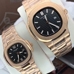 تصویر ساعت ست پتک فیلیپ مدل ناتیلیوس گلد مشکی PATEK PHILIPPE 