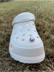 تصویر هدیه مفهومی کراکس اورجینال بنفش Crocs lilapearl 