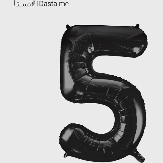 خرید و قیمت بادکنک جشن تولد عدد پنج 5 | ترب