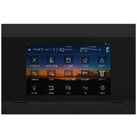 تصویر تاچ پنل Interra 4 – 10.1” KNX – Black Acrylic 