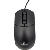 تصویر موس بیصدا مدل ELEVEN M604 Eleven M604 Wired Mous Silent