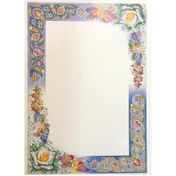 تصویر کاغذ تذهیب A4 گلاسه کد ۱۴ 