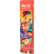 تصویر مداد رنگی 6 رنگ فکتیس Factis ا Factis 6 Colored Pencil Factis 6 Colored Pencil