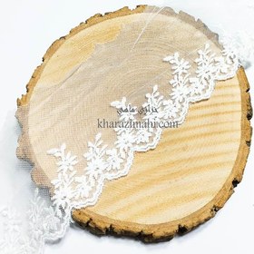 تصویر دانتل شیفون_برگ ریز{کد9} 