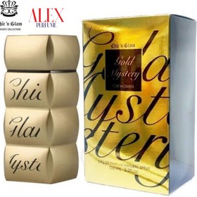 تصویر ادو پرفیوم زنانه گلد میستری چیک ان گلم حجم 100 میلی لیتر Chic 'n Glam Gold Mystery For Women 100ml 