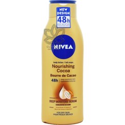 تصویر لوسیون بدن مغذی عمیق پوست با کره کاکائو ۴۰۰ میل نیوآ – nivea 