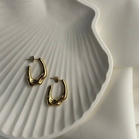 تصویر گوشواره استیل ژوپینگ کد32 