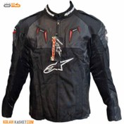 تصویر کاپشن موتور سواری آلپین استارز برزنتی کوهان دار Alpinestars Alpinestars canvas motorcycle riding jacket