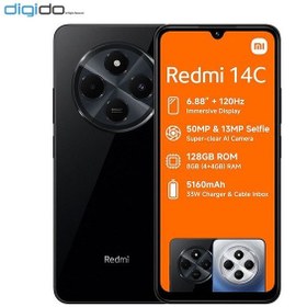 تصویر گوشی موبایل شیائومی مدل Redmi 14C دو سیم کارت ظرفیت 8/128 گیگابایت 