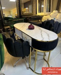 تصویر میزناخن تکنفره پایه فورتیک بغل پارچه قابل سفارش در همه رنگ 