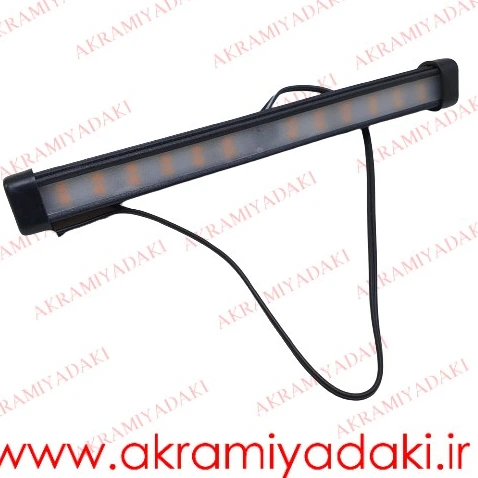 خرید و قیمت چراغ پلیسی خطی LED فدرالی نارنجی ۱۲ ولت | ترب