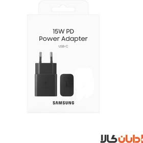 تصویر کلگی فست شارژ Samsung EP-T1510 2A PD 15W Type-C شرینک Samsung EP-T1510 2A PD 15W Type-C Fast Charge Wall Charge